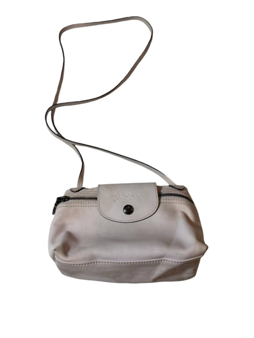 Longchamp Le Pliage Xtra XS Pink Leather Crossbody Bag Mini Purse
Marks